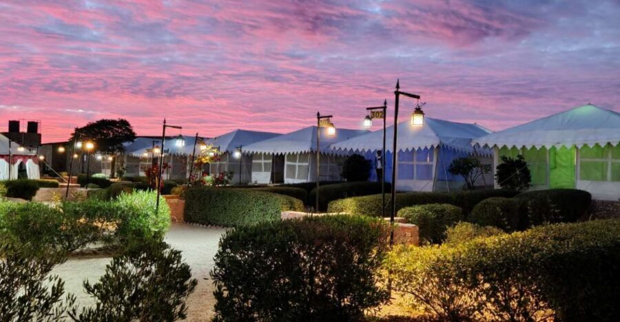 Luxury tent, dinner, breakfast, camel ride in thar desert - Key highlights at a glance