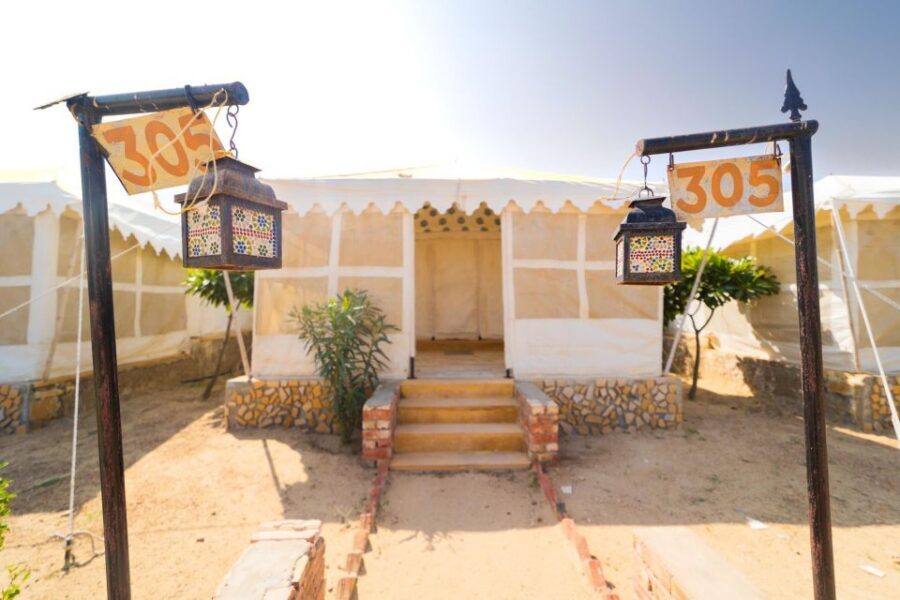 Luxury tent, dinner, breakfast, camel ride in thar desert - Morning return: sunrise vibe and breakfast before the drive back