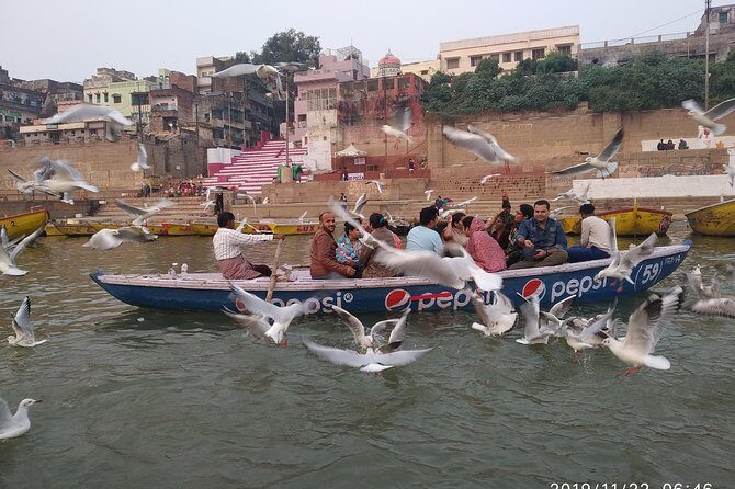 Morning Boat with old part of city - Why a sunrise Ganges boat ride is different than a daytime one