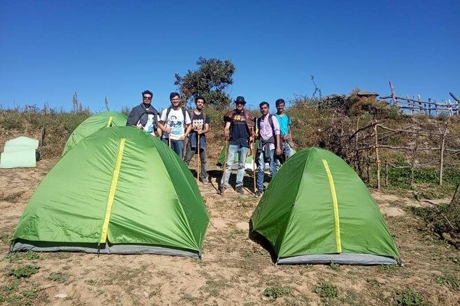 Nagtibba Trek (Dehradun to Dehradun) - Day 1 hike to camp: the foothills feel close, and sunset is the payoff
