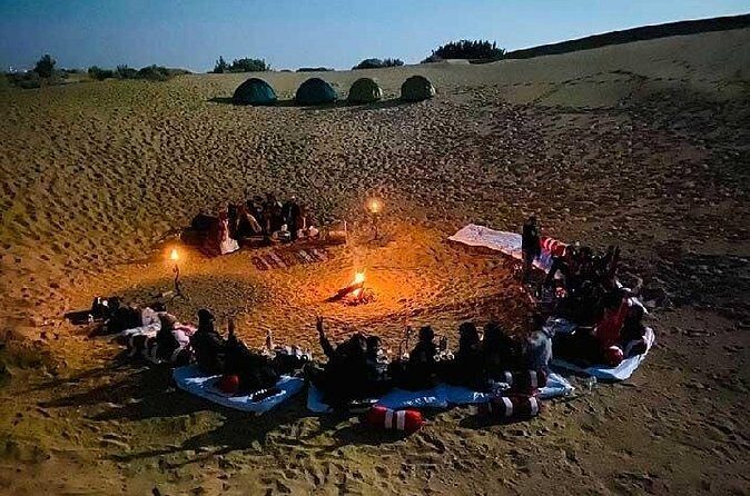 Overnight Camel Safari - Campfire dinner, dancing, and stargazing: what the overnight part actually gives you