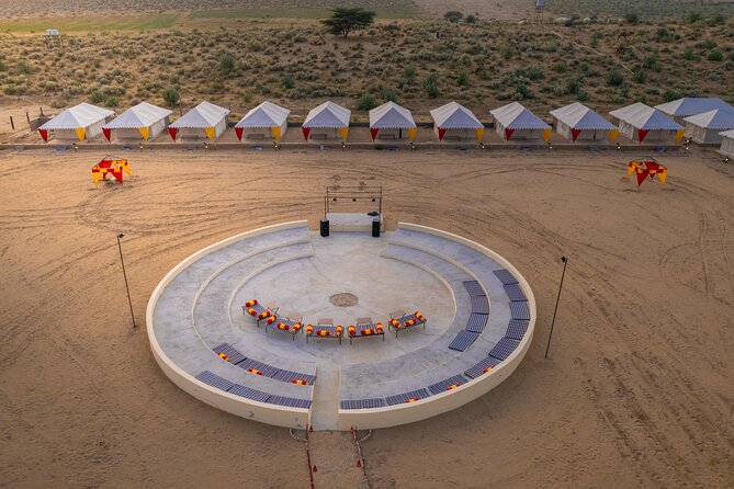 Overnight Stay in a luxury Camp with a cultural show & dinner. - Getting from Jaisalmer: pickup and the midday-to-late-night rhythm