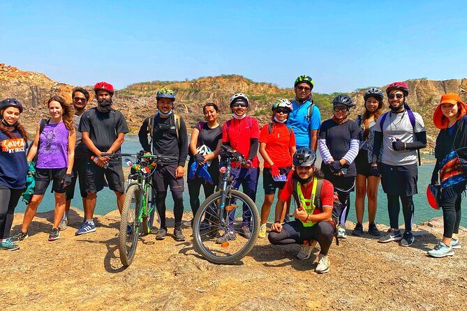 Premium Delhi Aravalli Organic Cycle Tour - A glimpse of Real and Rural India - Bikes, helmets, and trail feel on village lanes and dirt tracks