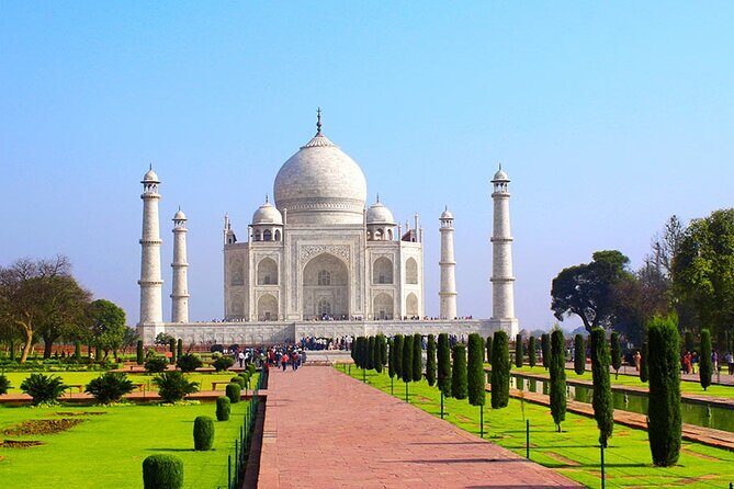Private 6-Night Golden Triangle and Nepal Tour from Delhi - Morning Delhi: Humayun’s Tomb, Qutub Minar, Lotus Temple, and India Gate