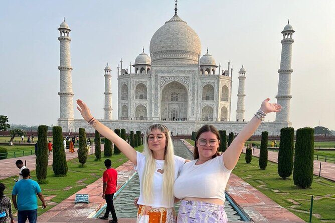Private Full-Day Agra and Taj Mahal Tour by High-Speed Train with Meals - Mehtab Bagh across the Yamuna: the Taj from the other side