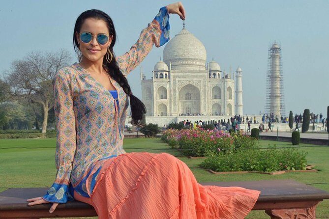 Private Golden Triangle Tour 2 Nights & 3 Days - Day 1: Delhi’s ceremonial axis, then Agra Fort and Mehtab Bagh Garden