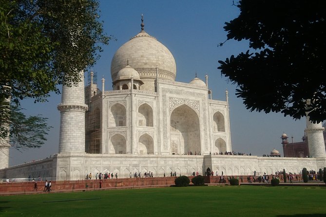 Private Over Night Taj Sunrise and Sunset From New Delhi - Guides, entrance fees, and the option to skip lines