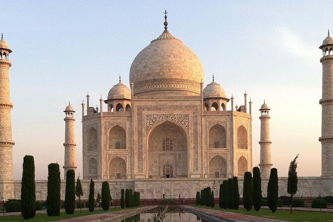 Private Taj Mahal & Agra Fort Tour from Delhi by Car - Mehtab Bagh Sunset Point: the quick back-view stop