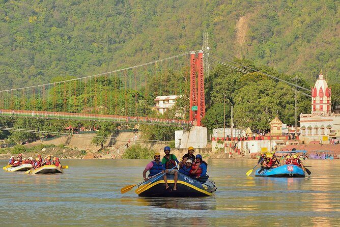 Rafting Brahmpuri Down (9 km) - A 9 km Ganges float that stays family-friendly