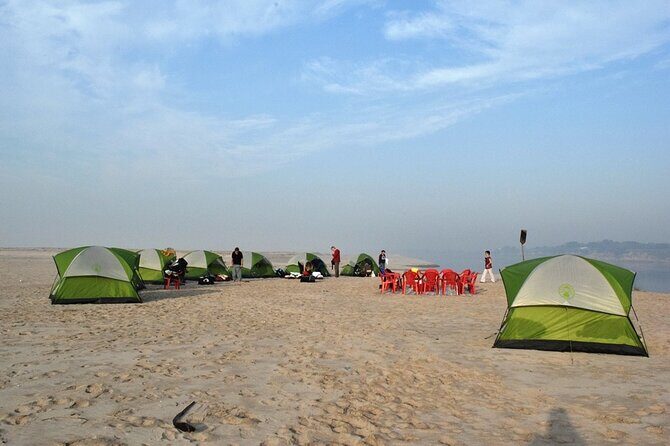 Sailing and Camping on the Ganges - A Private Wooden-Boat Float Down the Ganges Near Varanasi