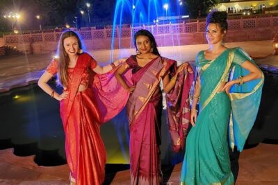 Saree Draping - Timeless elegance of traditional Indian Saree - Your 60-minute saree lesson: how the drape actually gets formed