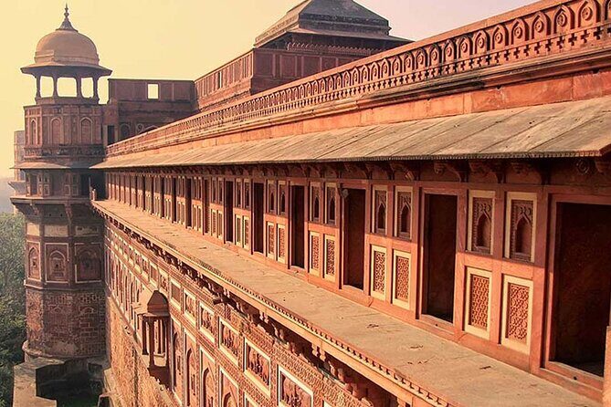 Skip the line: Taj Mahal Agra Private Day Trip From Delhi By Car - Agra Fort: the Mughal power scene after the Taj
