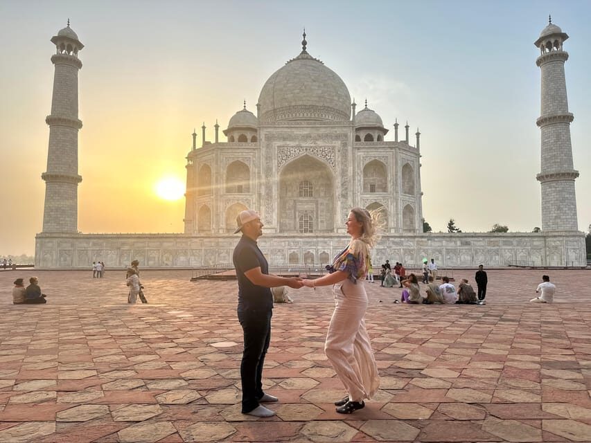 skip the line taj mahal tour with private tour guide - Details that reduce friction: shoes, battery car, and comfort