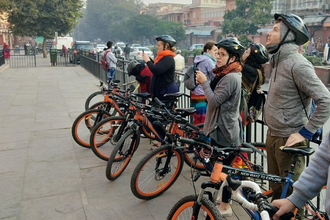 Small-Group Early Morning Pink City Bike Tour - Stop 2: Albert Hall Museum in the morning light