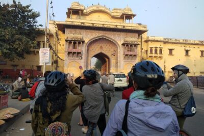 Small-Group Early Morning Pink City Bike Tour - Riding with a guide in a group of 6