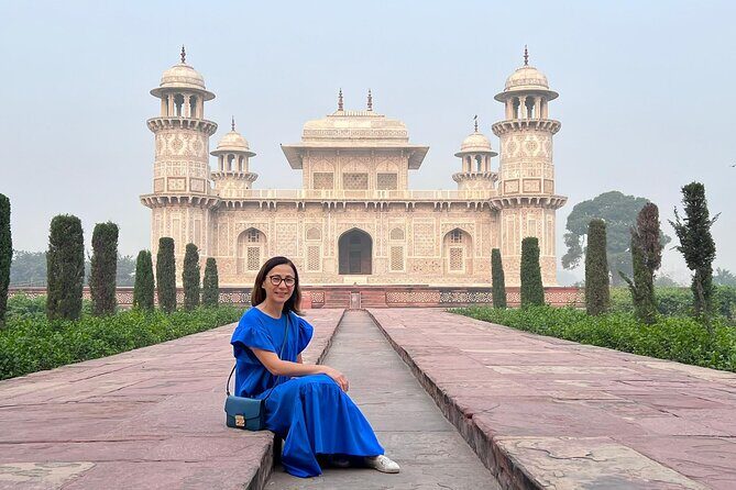 Sunrise to Sunset full day Agra tour with Taj Mahal & 3 Monuments - Itmad-ud-Daula (Baby Taj): the best hour for detail-lovers