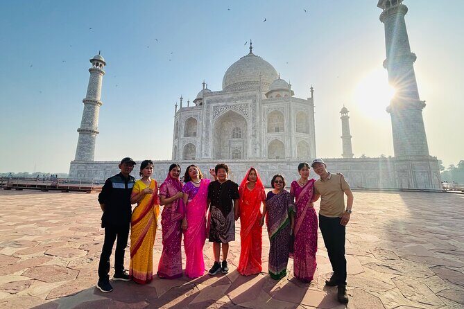 Sunrise to Sunset full day Agra tour with Taj Mahal & 3 Monuments - Private AC car, pickup, and parking fees that save your energy