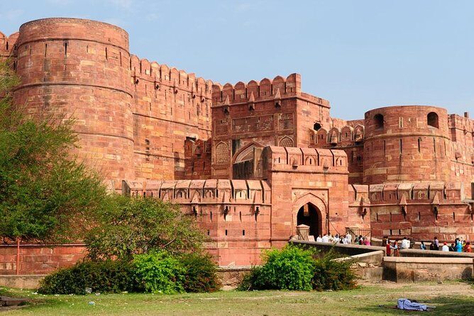 Taj Mahal and Agra Fort Day Trip from Delhi - Agra Fort: the Mughal palaces and courtyards behind the red walls