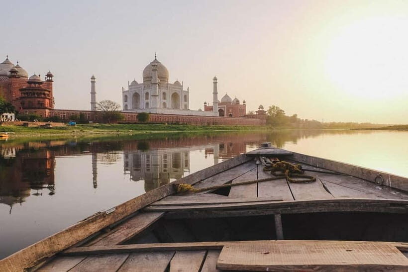 Taj Mahal Back View Yamuna Boat Ride Tour - The Yamuna boat ride: your Taj Mahal viewing upgrade