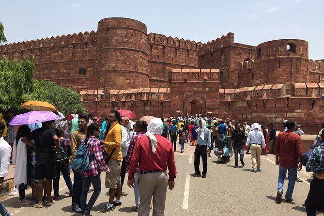 Taj Mahal Day Tour From Delhi By Private Cab -All Inclusive - Agra Fort: Power, Palace Layout, and Why It Feels More Fortified