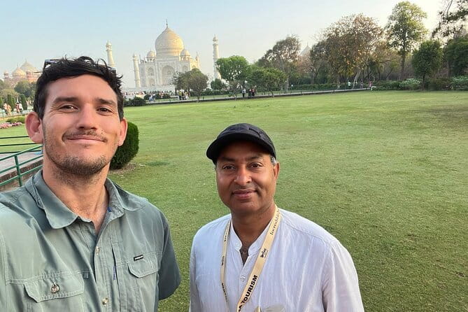 Taj Mahal same day luxurious Tour by Superfast Train from Delhi - Itmad-ud-Daulah, the Baby Taj: marble inlay and gardens in 45 minutes