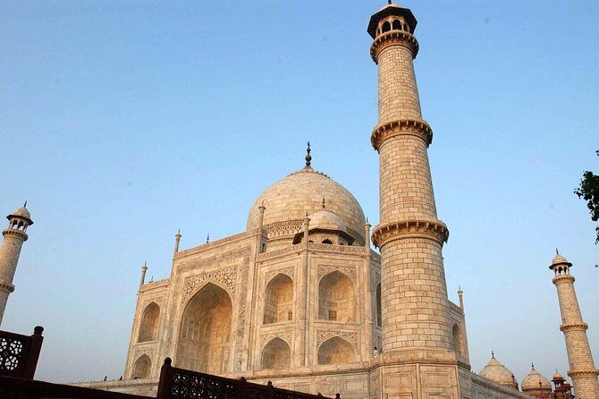 Taj Mahal Sunrise and Agra City Private Tour From Delhi by Car - Agra Fort: red-stone power plus Taj views
