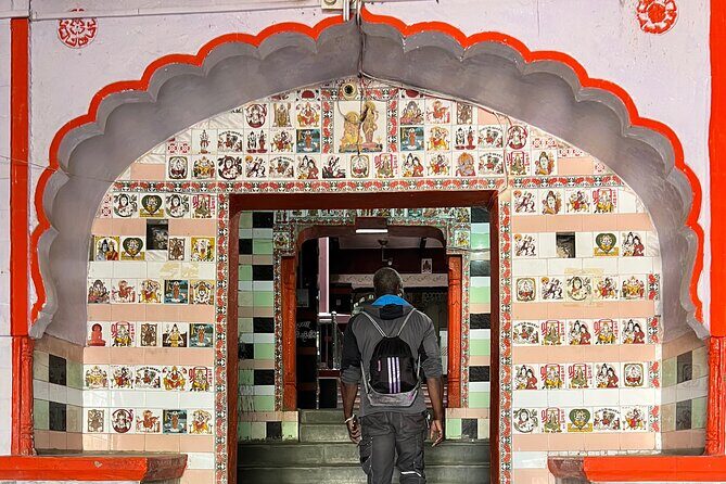 Temples Walk around 52 Ghats ( Spiritual Tour )-The Pushkar Route - Brahma Temple and Jaipur Ghat: marble, myths, and a sunset finish