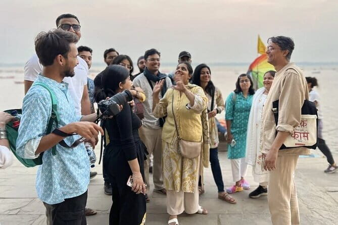 Varanasi at Dawn: Boat Ride & Storytelling Walk Through Old City - The leaning Shiva temple: iconography you can actually talk about