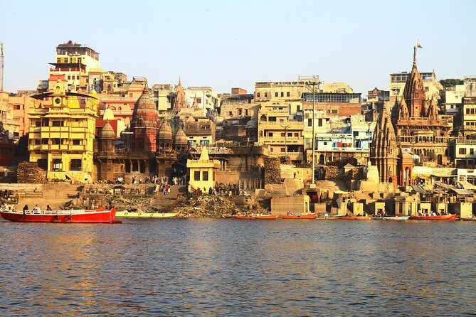 Varanasi Boat Ride and Ancient Temples Day Tour with Breakfast - Crossing from River to Worship at Kashi Vishwanath Temple