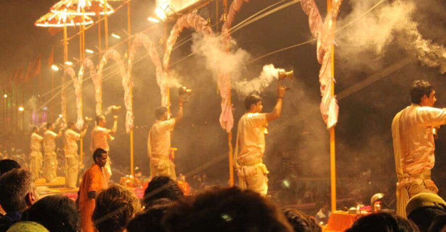 Varanasi: Ganga Arti Evening Light Ceremony on the Main Ghat - Key things to know before you go