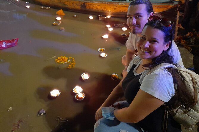 Varanasi Ganga Arti visit and Heritage Walk - Ganga Aarti at Rajendra Prasad Ghat: The Main Event