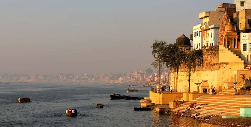 Varanasi:- Morning Walk w/ Boat Ride & Traditional Breakfast - Ganges boat ride (1 hour): the best viewpoint for understanding the ghats