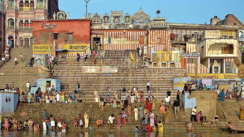 Varanasi:- Private Day Tour Varanasi & Sarnath & Boat Ride - Bharat Mata Mandir at midday: Mother India as marble map