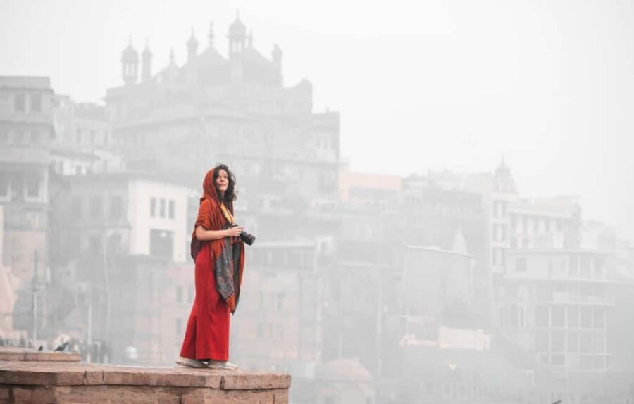 Varanasi Sunrise Tour with Ganga Aarti & Free Boat Ride - Assi Ghat in the morning light: prayers, calm, and space to breathe