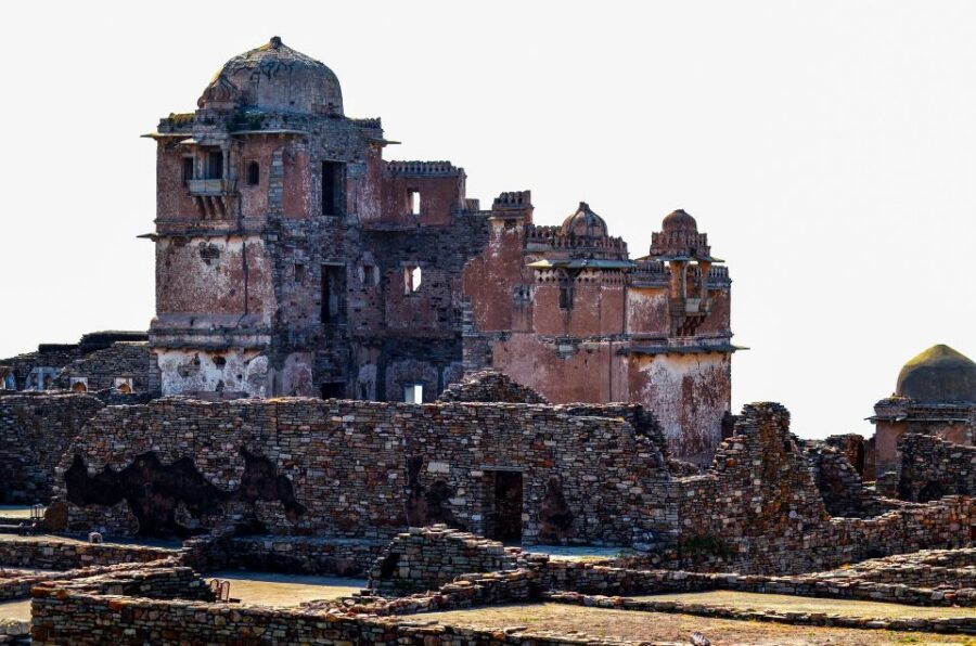 Visit Chittorgarh Fort with Pushkar Drop from Udaipur. - Vijaya Stambha: Tower of Victory and a very specific victory message